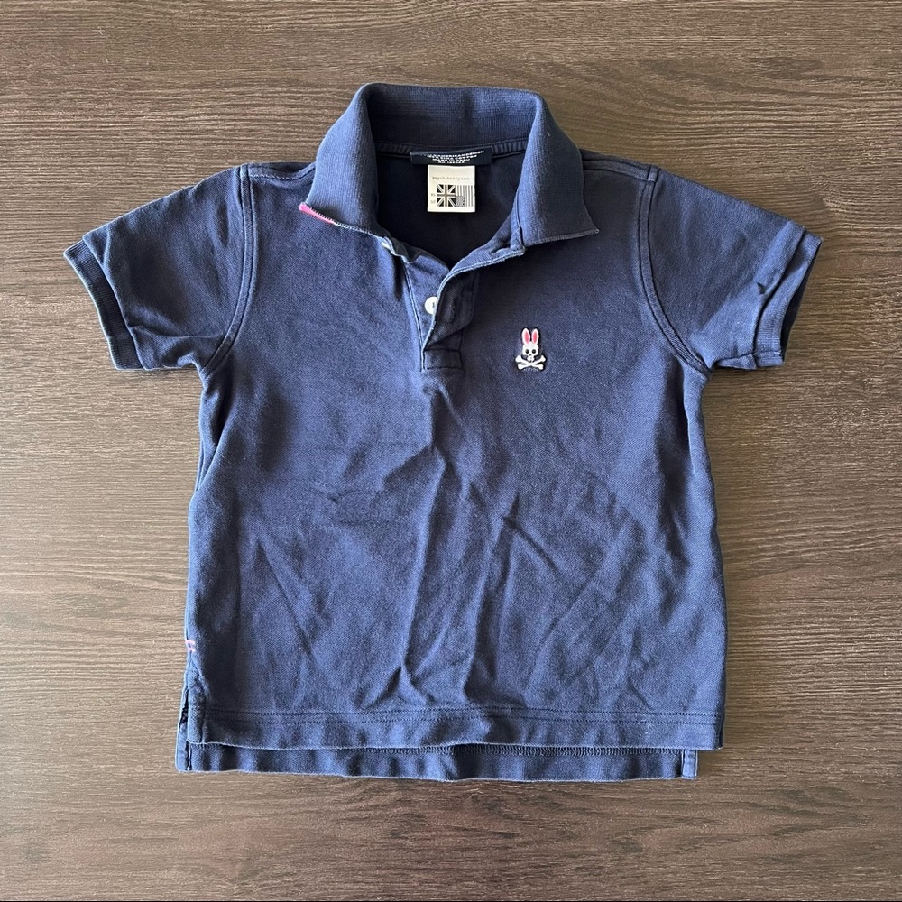 Psycho Bunny Boys Polo Navy XS
